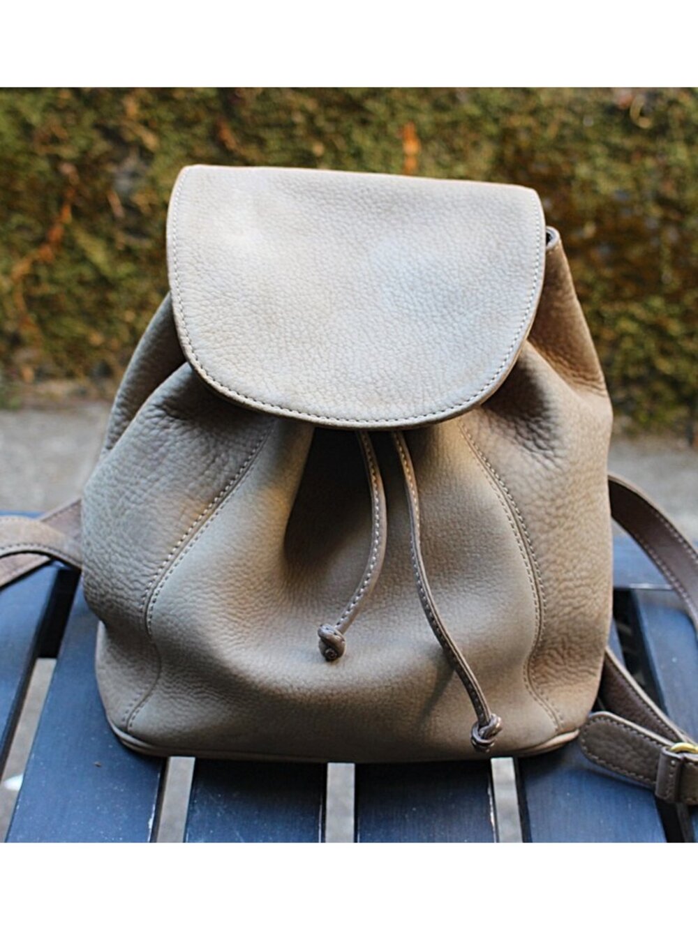 Coach Vintage - Sonoma Small Backpack Nubuc 4938 in Sand, Italy 1990s